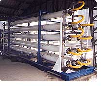Ultra Filter to reverse osmosis system at a Defense Department installation